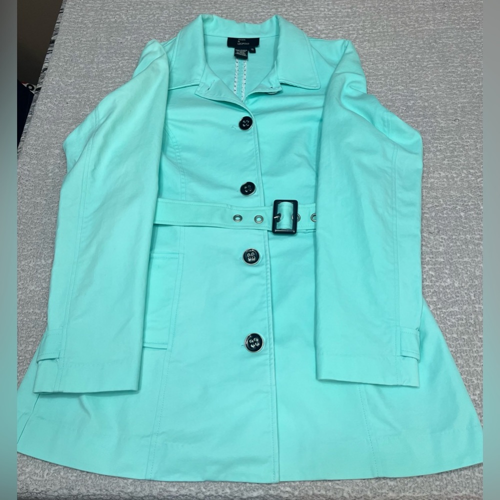 Jules & Leopold  Coat Women’s Size 10 Light Blue - Picture 4 of 16
